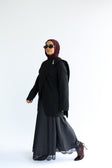Black Wrap Coat