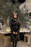 Timeless Black Trench Coat, Black