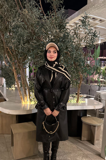 Timeless Black Trench Coat