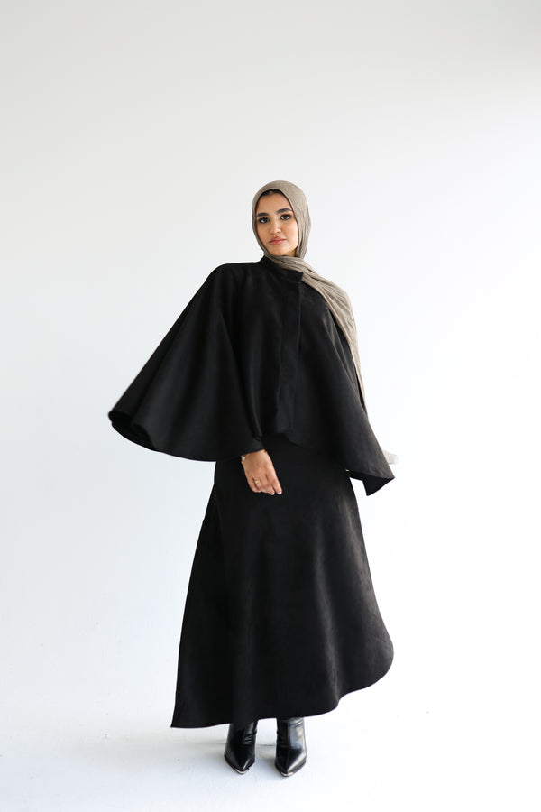 Black cape set