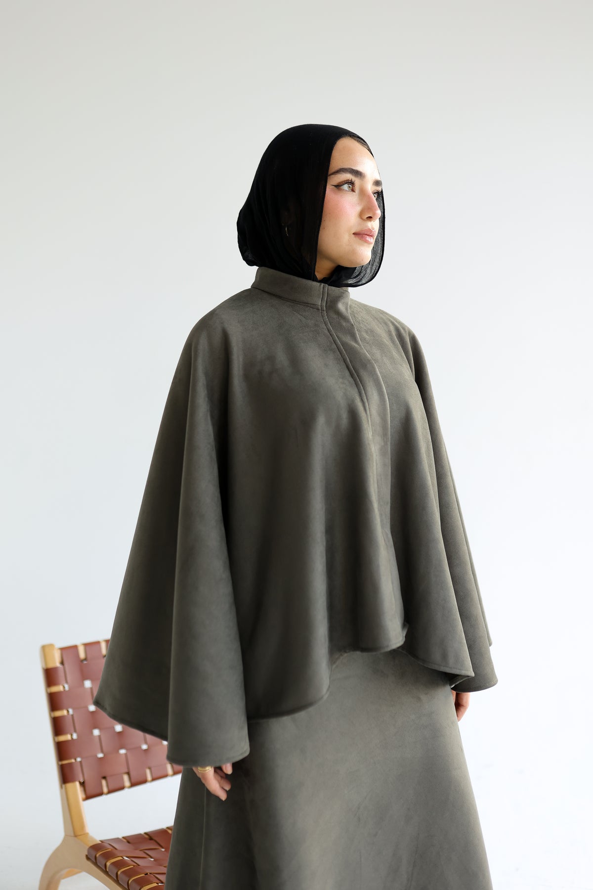 Olive cape set