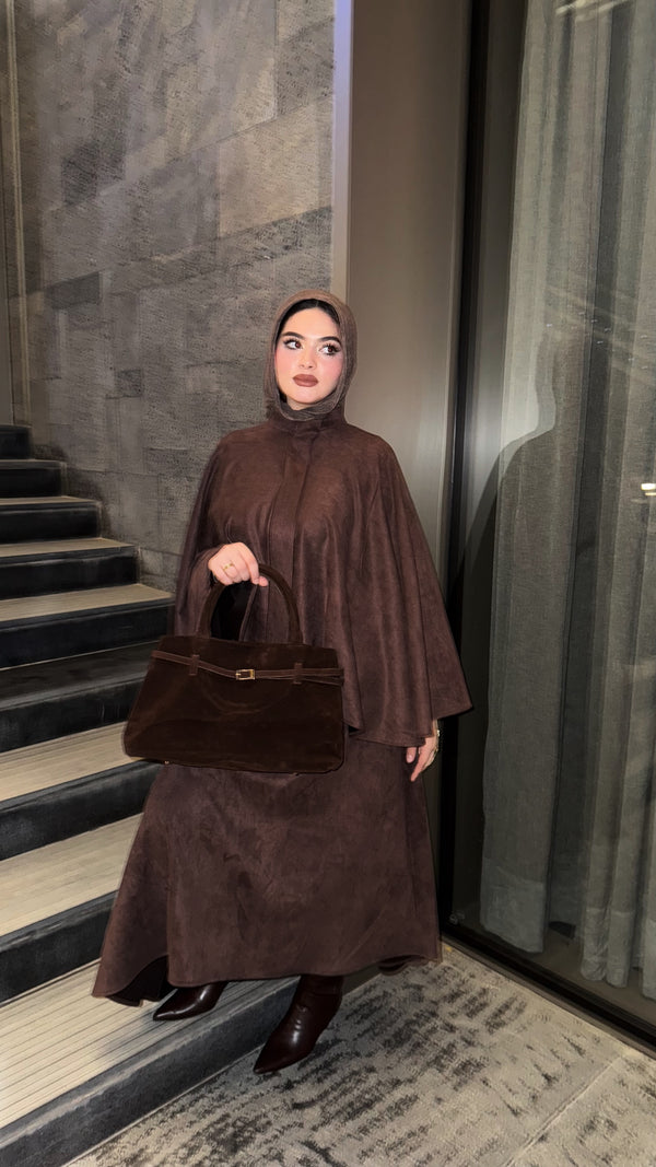 Brown cape set