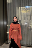 Evening blouse ( Copper )