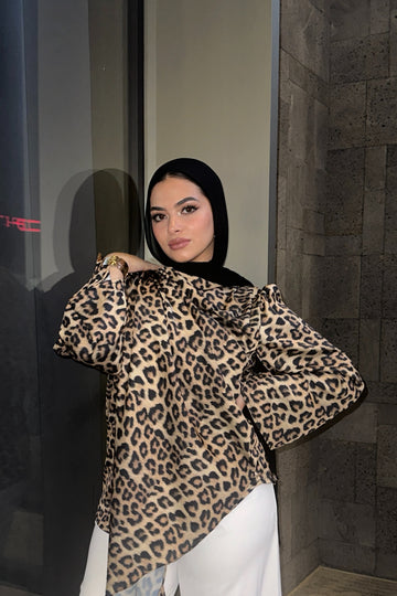 Satin Tiger Blouse