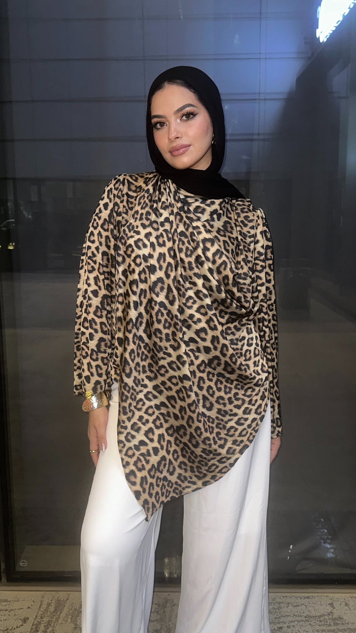 Satin Tiger Blouse